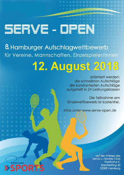 SERVE Open Plakat 2018